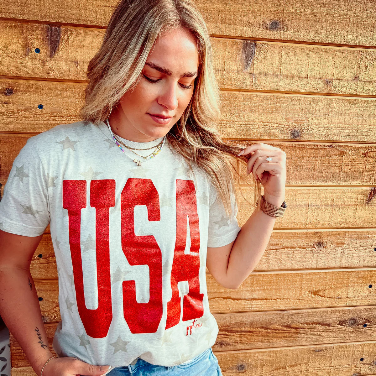 USA Glitter T-Shirt