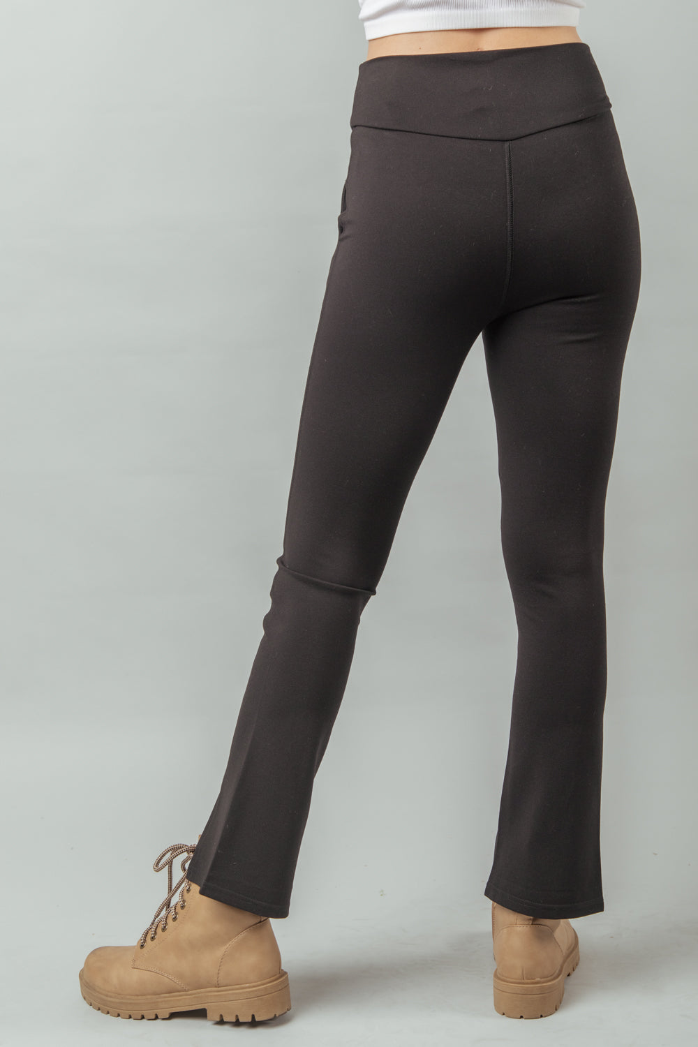 Crossover Waist Stretchy Leggings