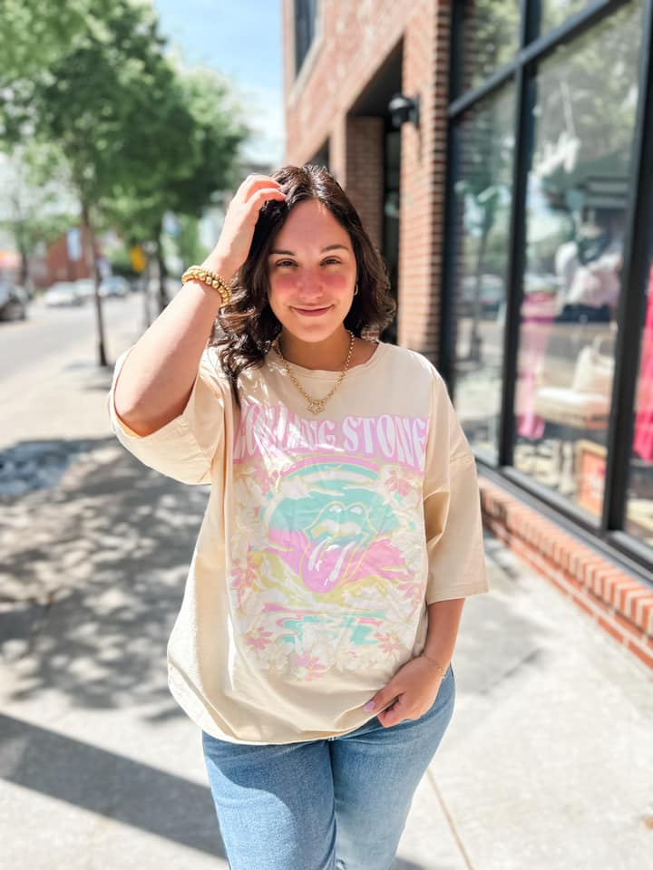 Rolling Stones Far Out Graphic Band Tee