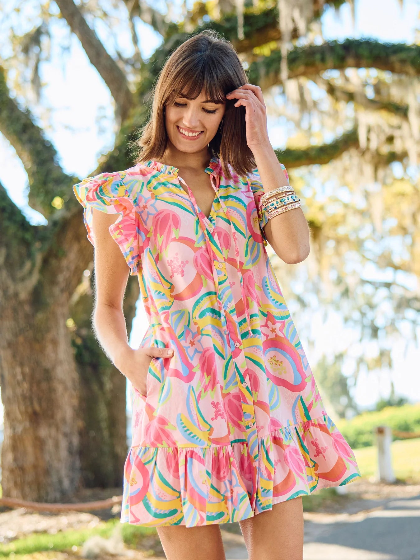 Abby Dress | Copacabana Pink