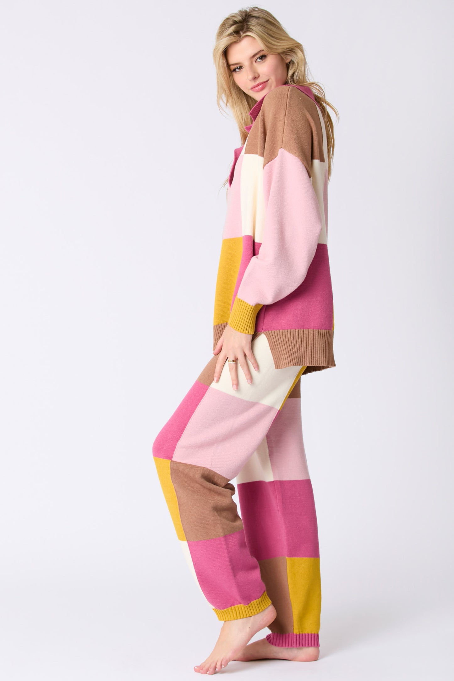 Colorblock Jogger Set