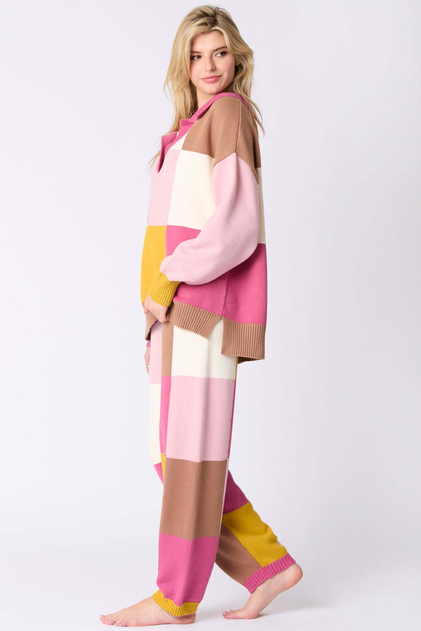 Colorblock Jogger Set