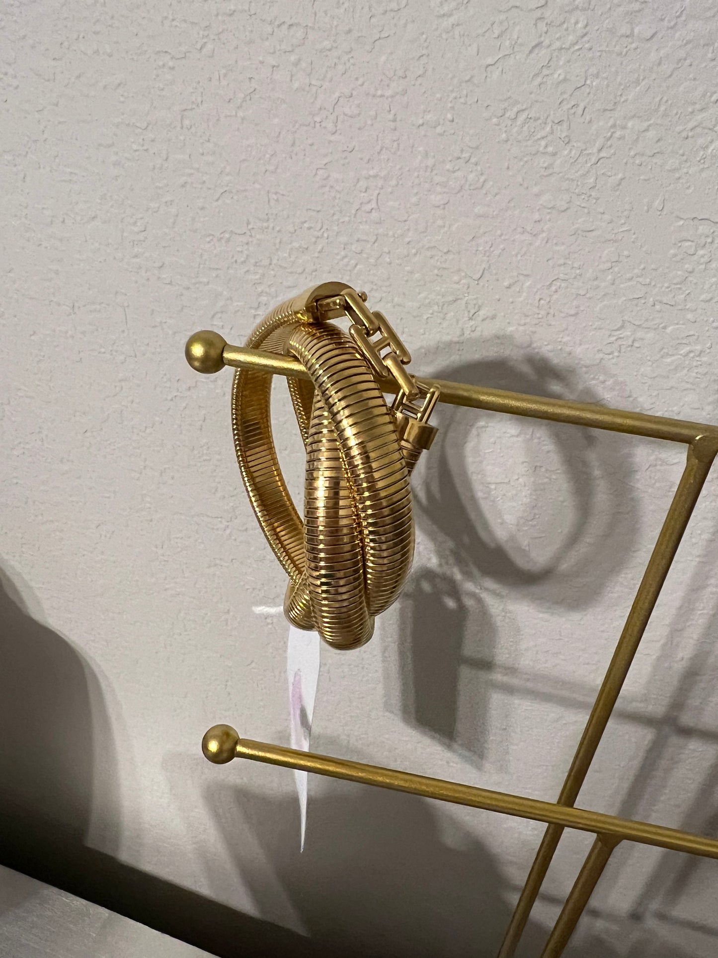 12mm 3 Stack Semi-Stretch Ribbed Bangle