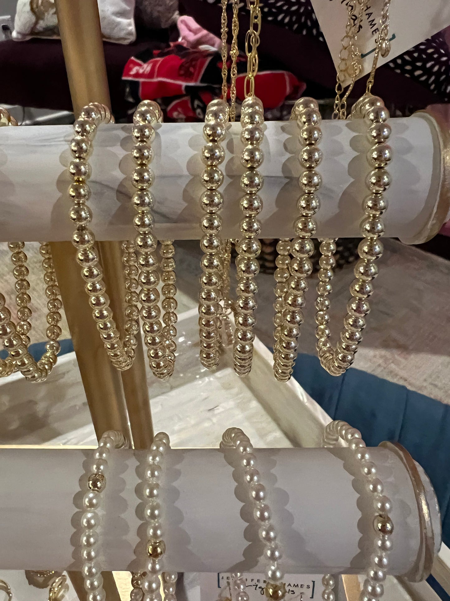 Gold Beaded Bracelet