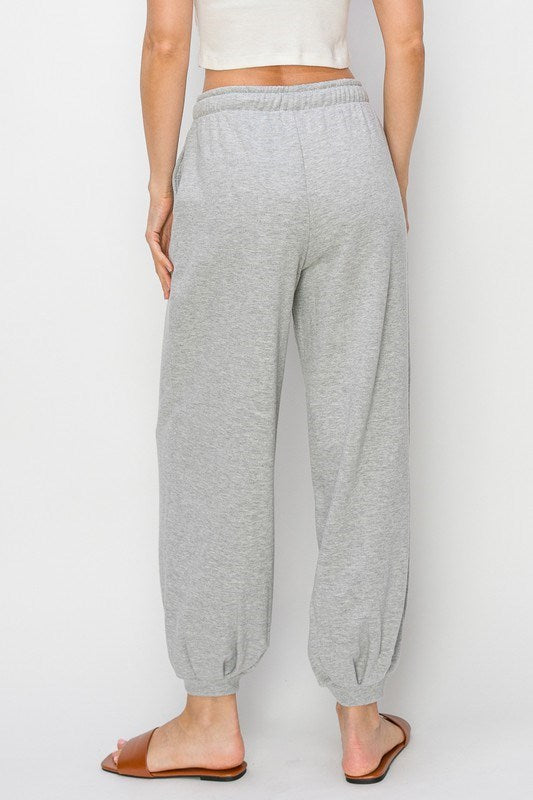 Heather Grey Slouchy Joggers