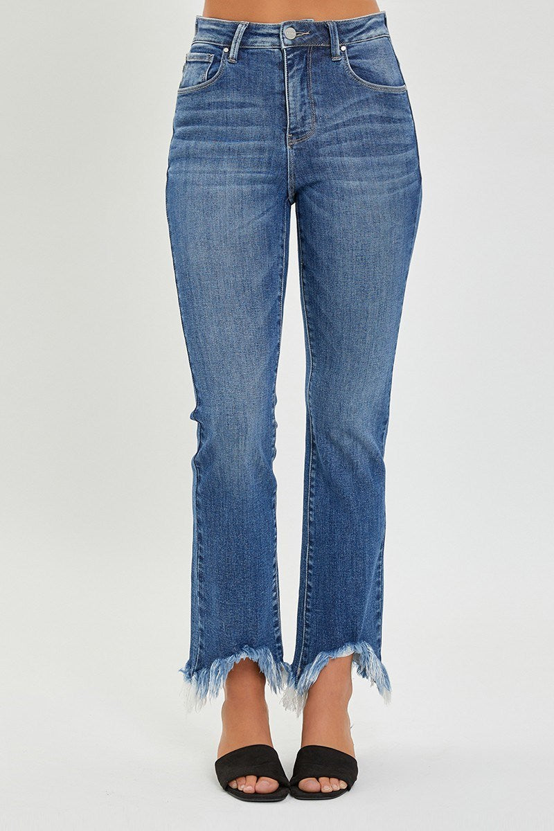 Medium Crop Bootcut Frey Hem