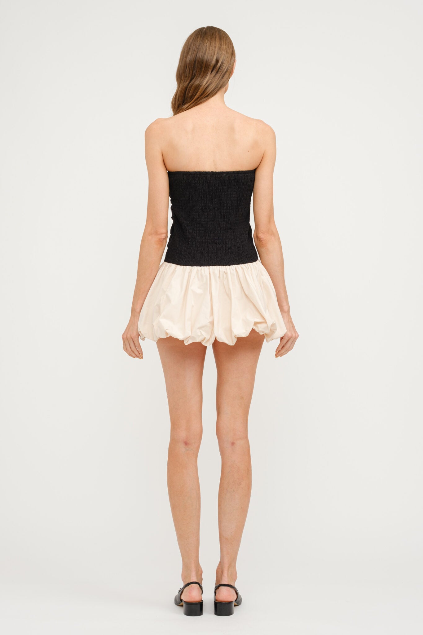 Dion Poplin Mini Bubble Dress