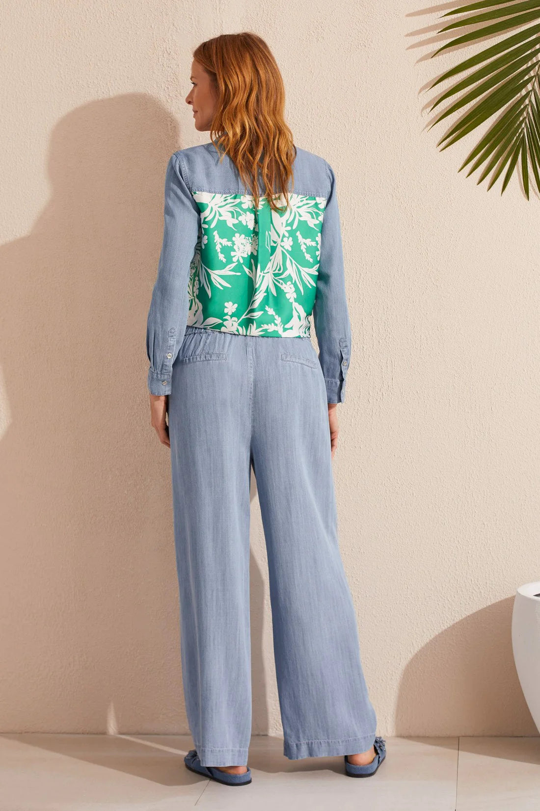 Flowy Pull-On Wide Leg Pant | Tideblue