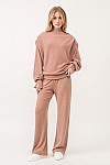 Toffee Cashmere Boatneck Top