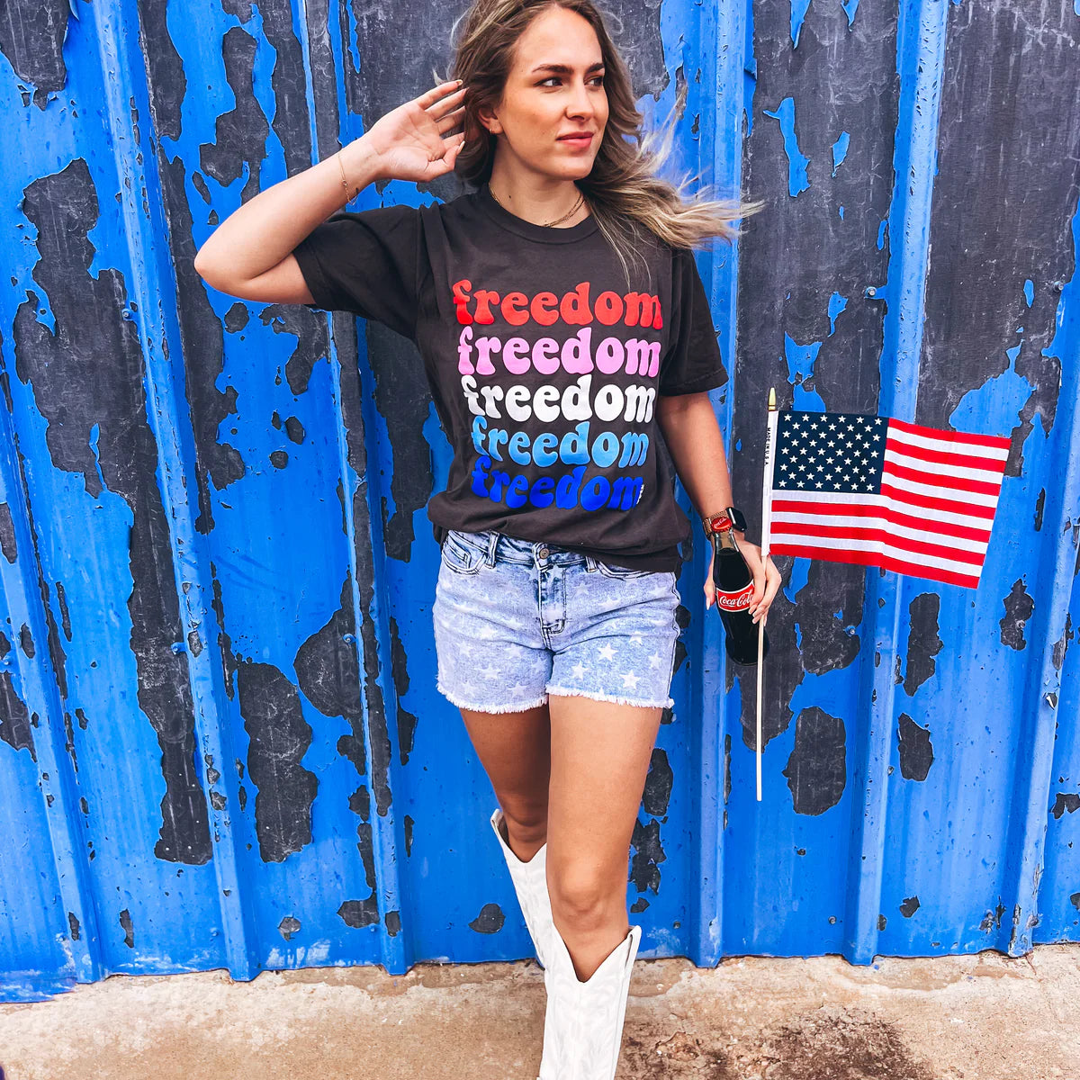 Freedom Grey T-Shirt