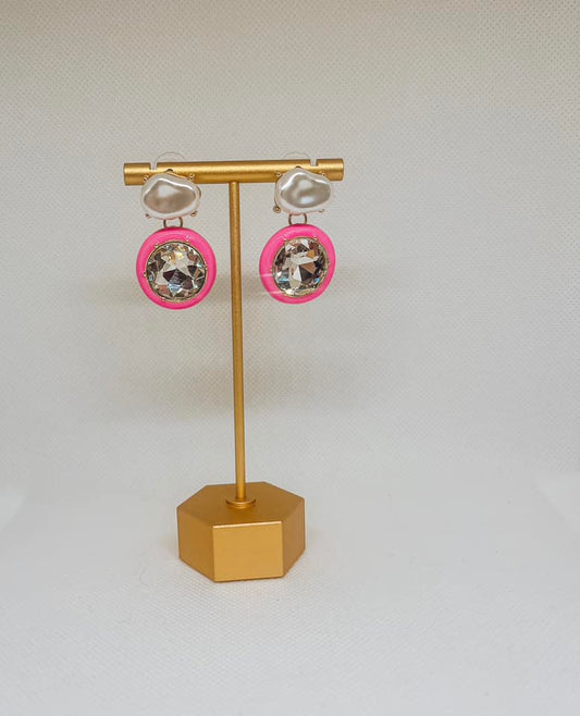 Pink Khloe Earrings