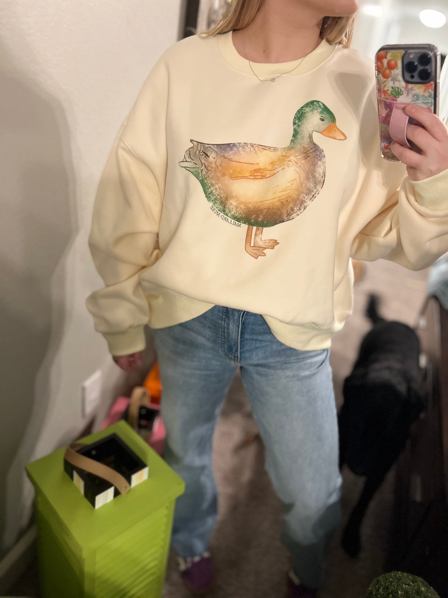 Mallard Muse Crop Sweatshirt