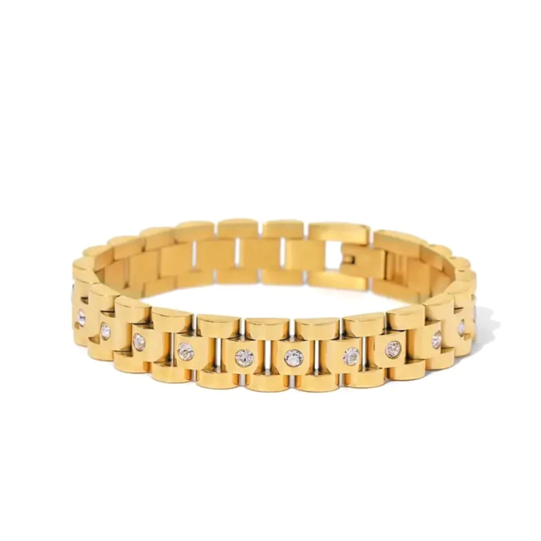 Diamond Watchband Bracelet