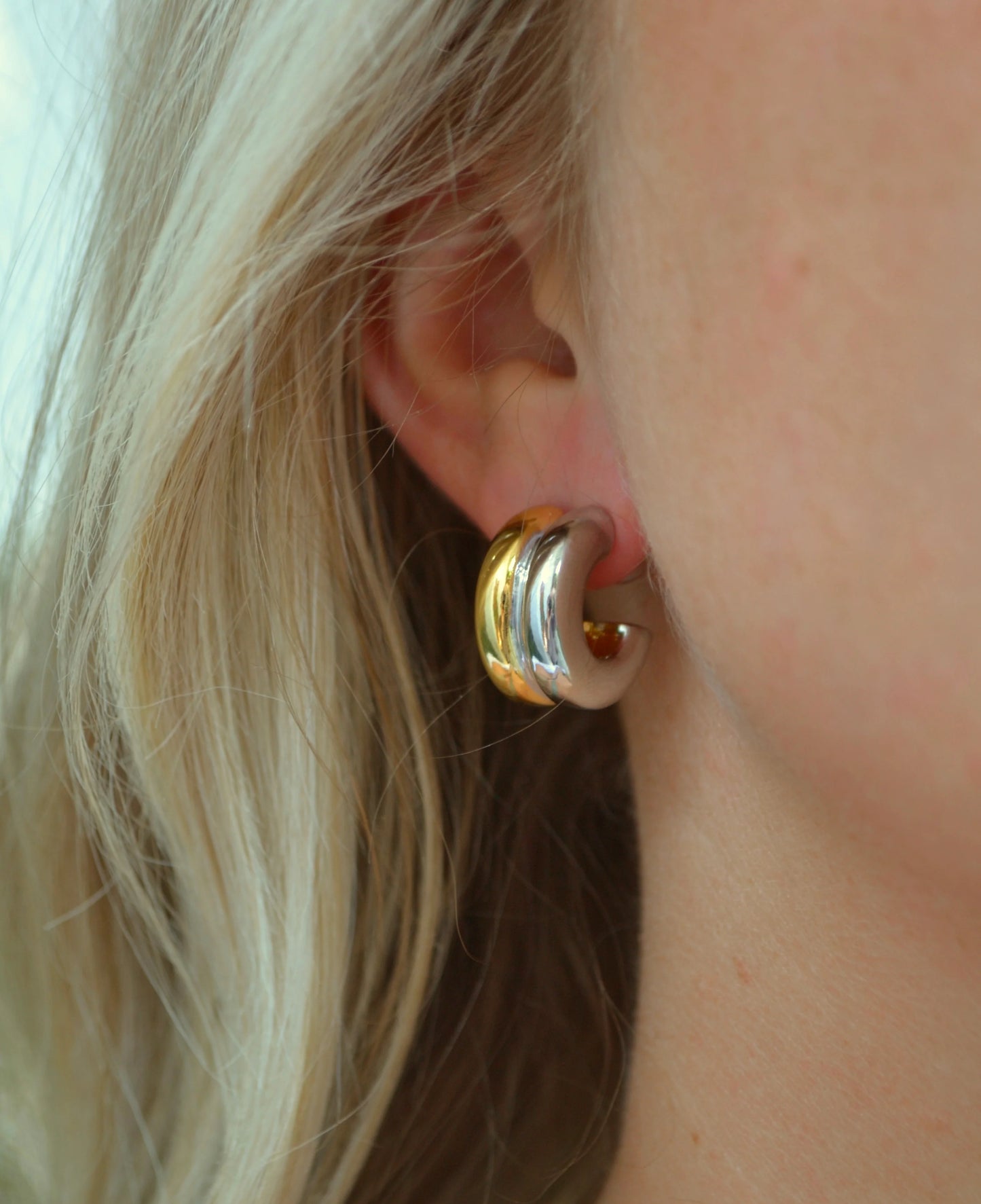 Dual Metal Hoops