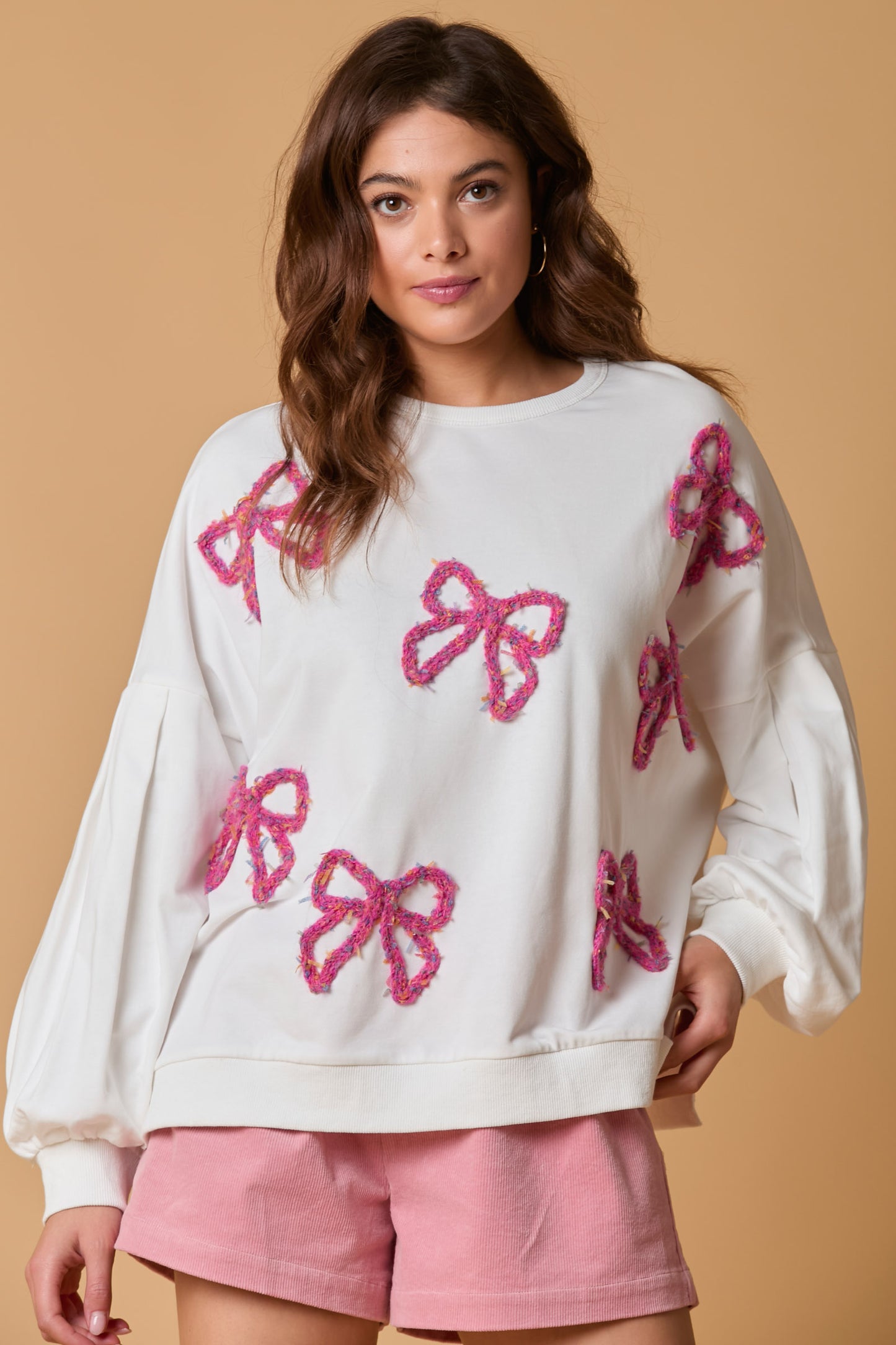 Bow Crewneck Sweatshirt