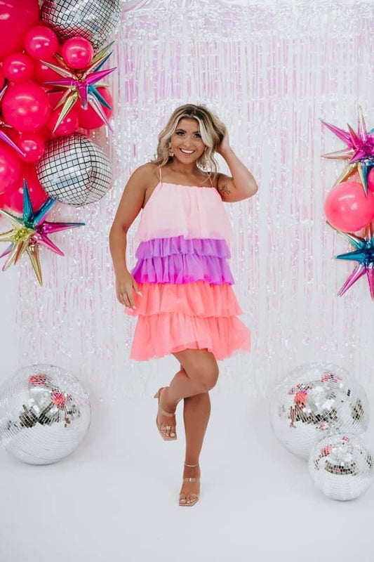Life of the Party Tulle Mini Dress