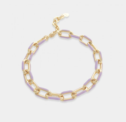 Neon Chain Link Bracelet