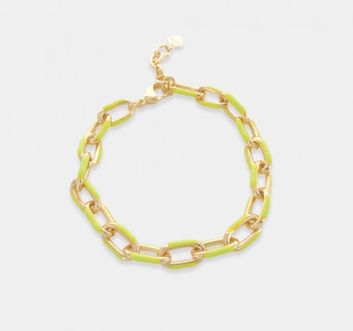 Neon Chain Link Bracelet