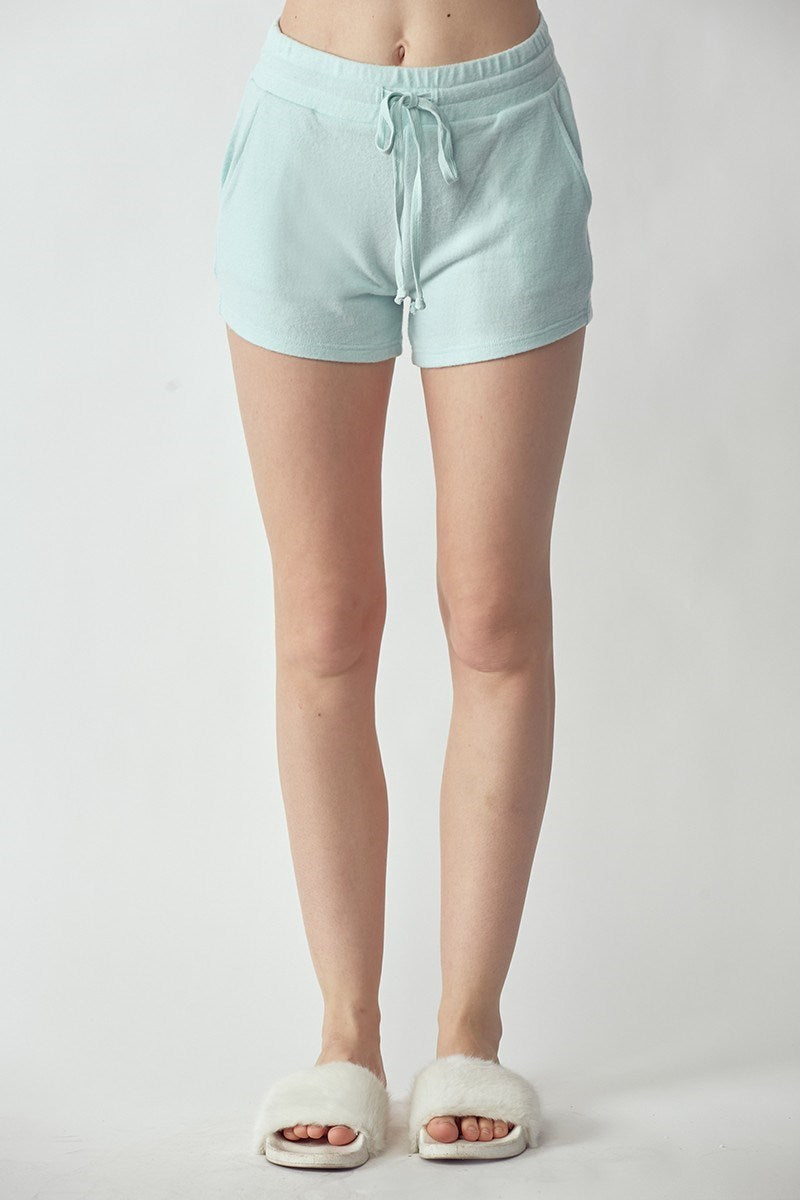 Mint Ultra Soft Lounge Shorts