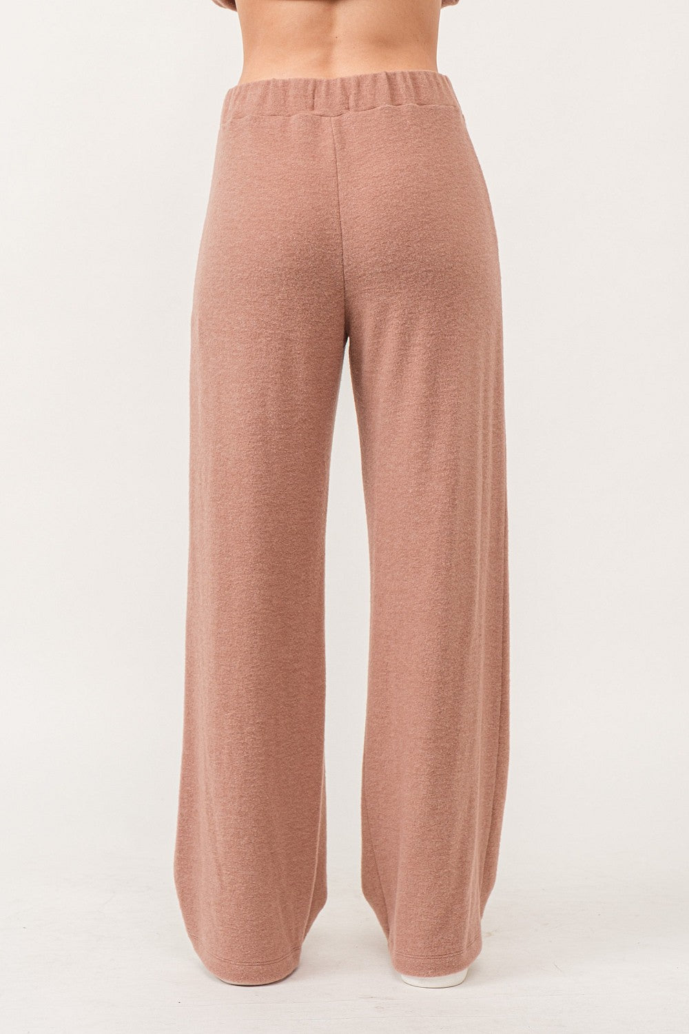 TOFFEE CASHMERE PANTS WITH POCKETS